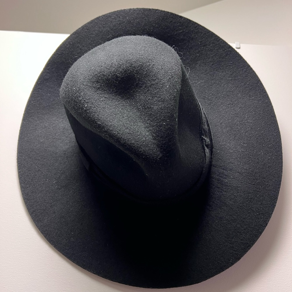 Rachel Parcell black wool hat NWT